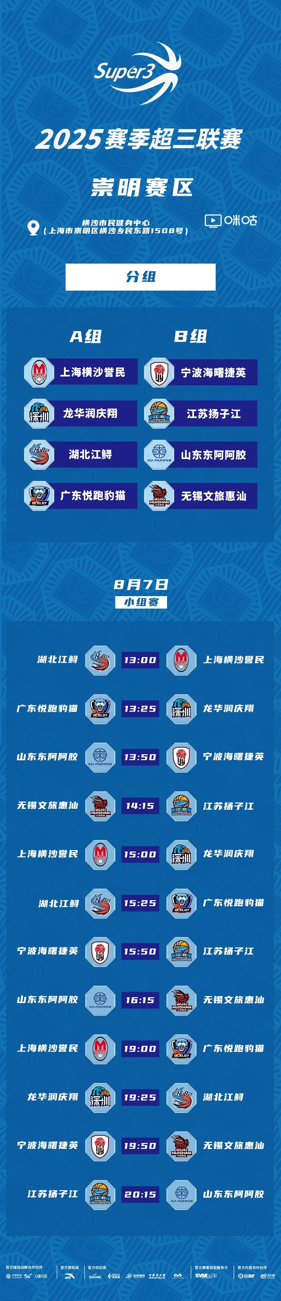 com, 区体育局, 俱乐部齐聚